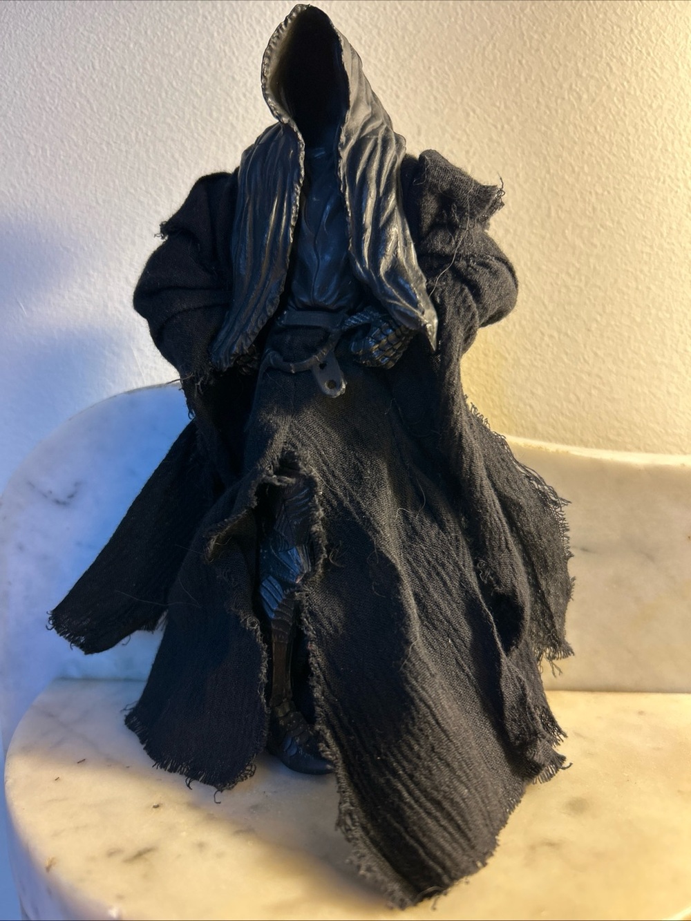 Lord of The Rings Nazgûl Ringwraith Action Figure Black Fabric Cloak  No Sword